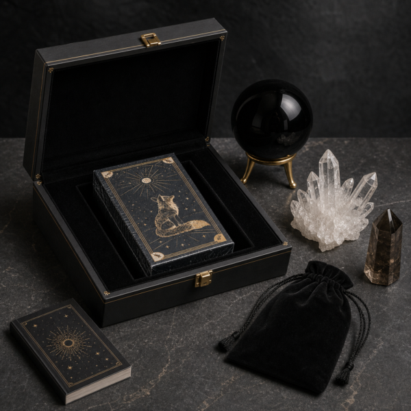 S8-3 Celestial Fox Reflection Card Deck - Expanded Mineral Set